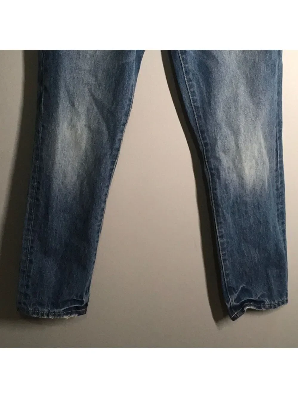 Aero jeans men's size 29/30 blue slim‎ distressed demin medium blue